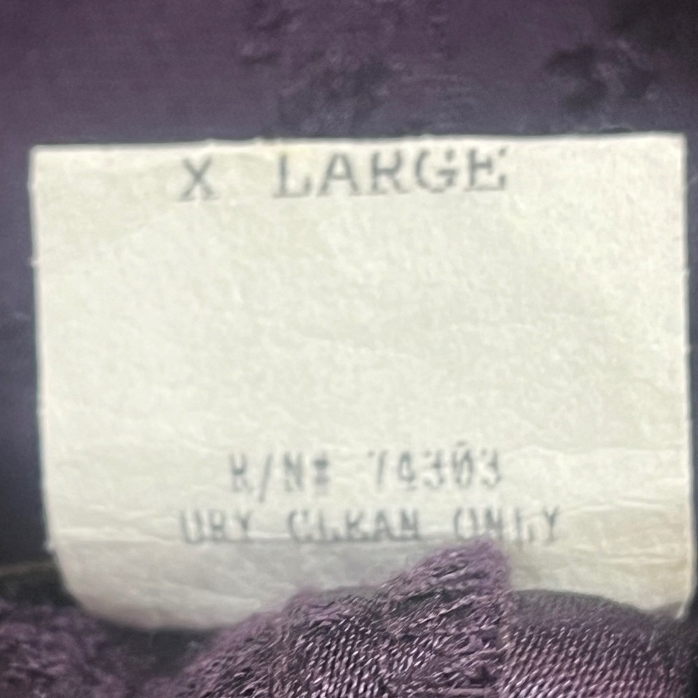 VTG Spencer Alexis 2 Piece Purple Patchwork Lagenlook Hippie Boho Dress XL (16) - Picture 14 of 14